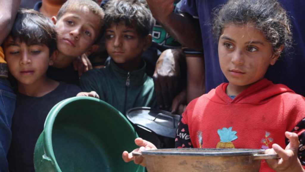 غزه شمالی منتظر کمک بود