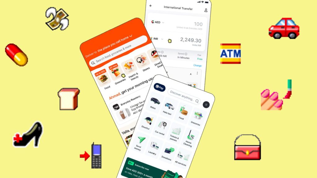 Talabat ، Botim و Careem فراتر از غذا و سواری گسترش می یابد