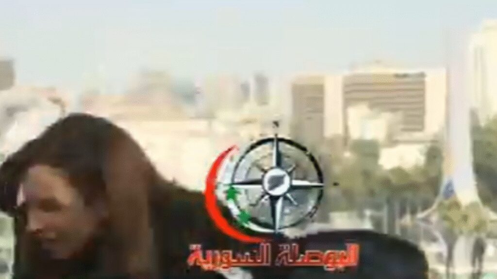 Anchor برای زندگی در اواسط زندگی اجرا می شود زیرا اسرائیل تلویزیون دولتی سوریه را بمباران می کند – ویدئو | خاورمیانه