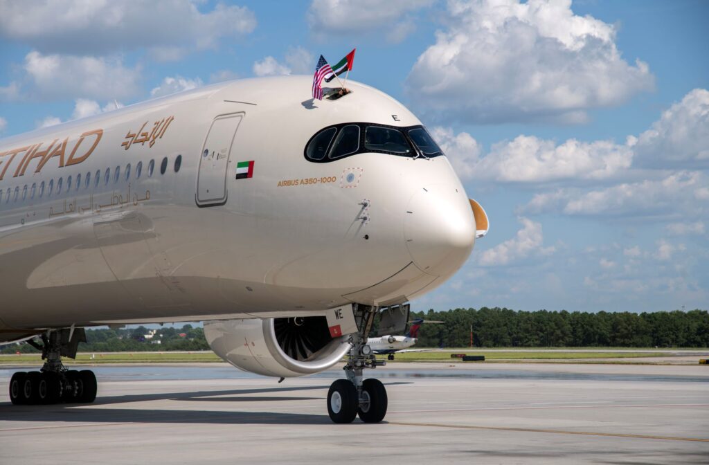 پرواز Etihad در آتلانتا لمس می شود و اتصالات هوا را به خاورمیانه و فراتر از آن عمیق تر می کند