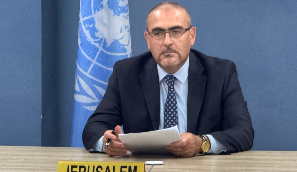 “فلسطینی ها باید بتوانند با خیال راحت در سرزمین خود زندگی کنند.” معاون هماهنگ کننده ویژه روند صلح خاورمیانه به شورای امنیت می گوید