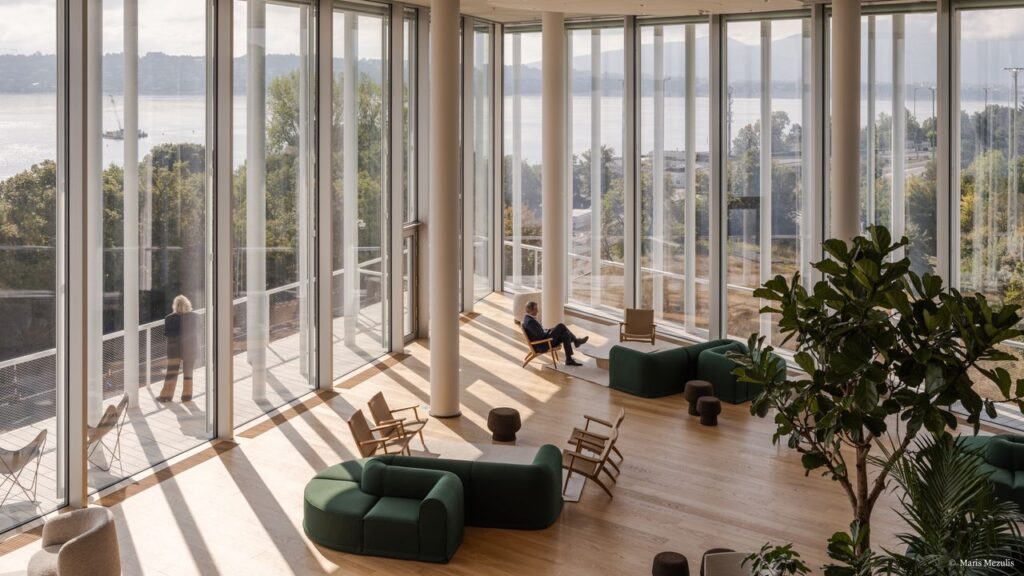 Herzog & de Meuron یک HQ بانک سوئیس را به یک محل کار انعطاف پذیر و محور انسان تبدیل می کند