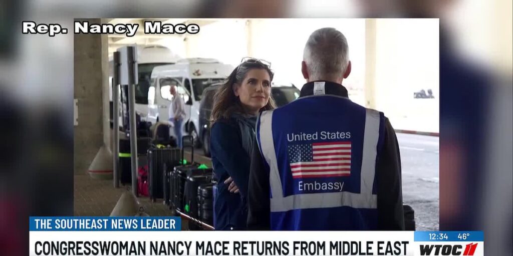 نانسی میس از دومین سفر خاورمیانه با تمرکز بر تخلیه بازگشت