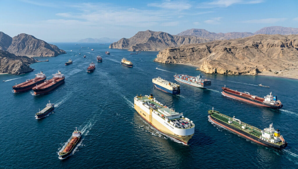 ناوهای حمل خودرو که در تنگه هرمز گیر افتاده اند، واردات خودروهای چینی به خاورمیانه را مختل می کنند