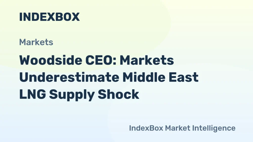 هشدار مدیر عامل Woodside نسبت به بازار فشرده LNG تا سال 2027 پس از اختلال در عرضه خاورمیانه – اخبار و آمار